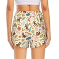 thumbnail image 2 of Lsque Monkeys in the Jungle Printed Women's Running Shorts with Liner Pockets,Elastic Quick Dry Workout Athletic Gym Yoga Shorts,Womens High Waist Shorts-X-Large, 2 of 9