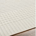 thumbnail image 6 of Mark&Day Washable Rugs, 2x3 Burkesville Modern Ivory Area Rug, Ivory Black Carpet for Living Room, Bedroom or Kitchen (2' x 2'10", Machine Washable), 6 of 6