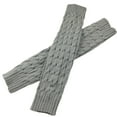 thumbnail image 2 of Zhaomeidaxi 1 Pair Knit Winter Thermal Warm Leg Warmers-Long Socks Boot Cuffs Topper Legging Pads for Women Lady Girls Best Xmas Gift, 2 of 8