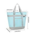 thumbnail image 3 of Insulated Cooler Bag, Reusable 40L Soft Cooler Bags Blue, 3 of 5