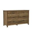 thumbnail image 6 of Lancaster Wood 6 Drawer Dresser, Knotty Oak, by Hillsdale Living Essentials, 6 of 17