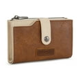 thumbnail image 6 of Wrangler Wallets for Women Slim Bifold Credit Card Holder, Brown, 6 of 7