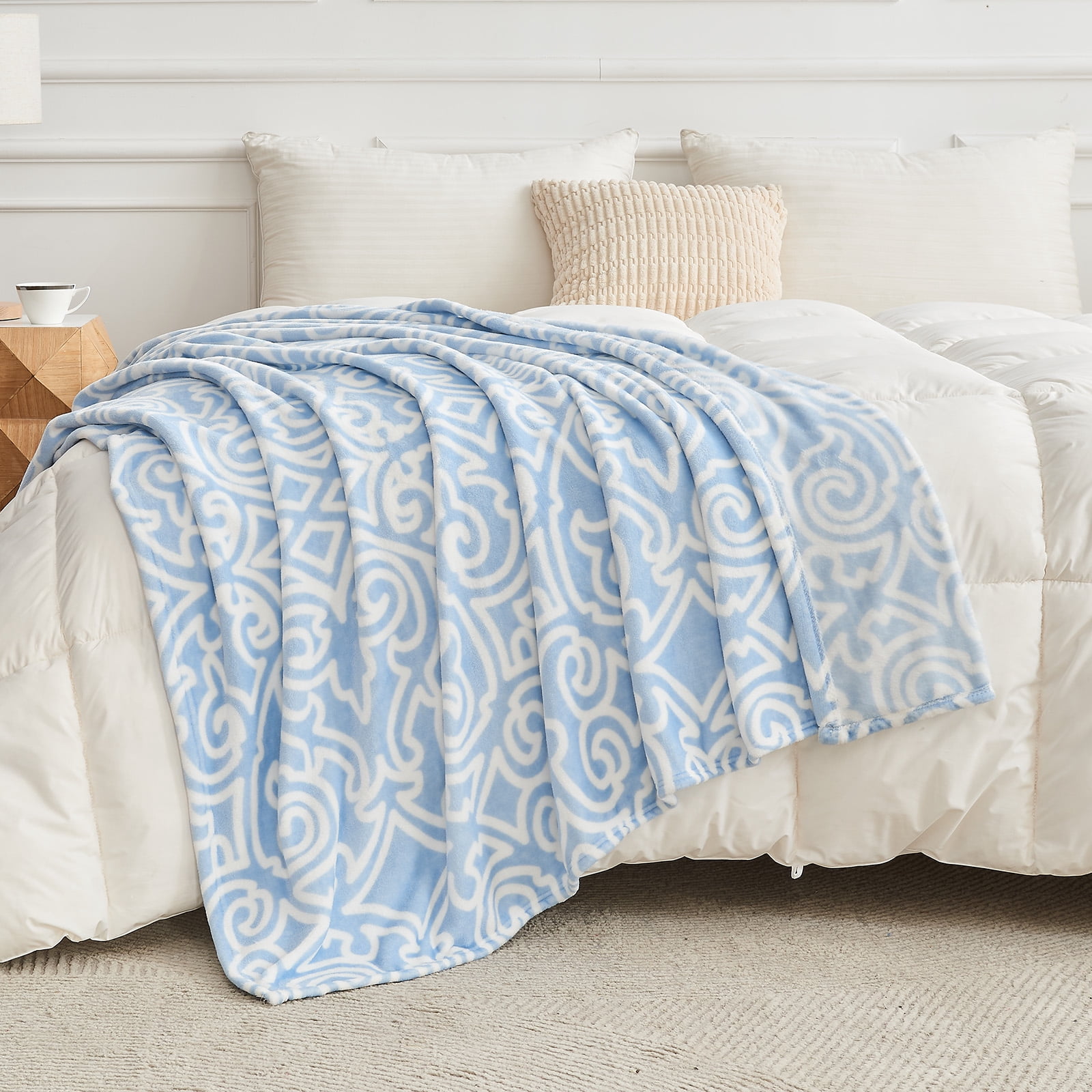 Gogreen Cozy Blanket Printed Blanket Twin Blanket - 300 GSM Fleece Blanket Twin Size Blanket for Home Decoration, Ultra Soft Blanket Microfiber Twin Blanket (Twin - 60" x 80")