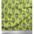 thumbnail image 1 of Soimoi Green Modal Satin Fabric Hanging Lamps Home Decor Decor Fabric Printed Yard 42 Inch Wide, 1 of 1