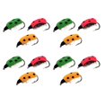 thumbnail image 4 of Señuelo de pesca Sunnimix Mosca de mariquita 12 piezas Anzuelo resistente, 4 of 8