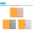 thumbnail image 6 of IBENZER 2022 2021 MacBook Air 13 inch Case M1 A2337 A2179 A1932 Plastic Hard Shell Case with Keyboard Cover for Apple Mac Air 13 with Touch ID (2018-2022), Marigold, W-AT13-MAGD+1, 6 of 10
