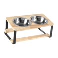 thumbnail image 5 of Gazechimp Elevated Cat Bowls Raised Cat Feeder for Food and Water Lightweight with Stainless steel bowl, 5 of 8