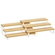 thumbnail image 1 of SONGMICS Estante para Especias, Juego de 2 Estantes de Armario, Especiero Extensible de 3 Niveles, Beige Natural y Blanco Nube, 1 of 5