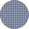 thumbnail image 1 of Ahgly Company Indoor Round Patterned Heavenly Blue Area Rugs, 6' Round, 1 of 6