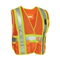 thumbnail image 1 of Forcefield 5-Point Tear-away Hi Vis Mesh Traffic Safety Vest, One-Size, 1 of 6