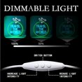 thumbnail image 4 of Letrero de neón de Travel the World, luces de neón verdes, letrero LED blanco, letreros de neón de avión para decoración de pared, luces LED, letrero de luz de neón para dormitorio, bar, cueva de, 4 of 7