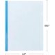 thumbnail image 2 of 10 Pack Sliding Bar Clear Report Covers, Transparent Resume Presentation File Folders, 2 of 5