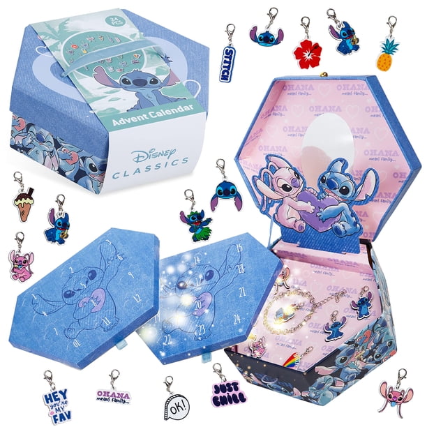 Calendario de Adviento Disney Stitch Jewelry 2025 con 23 dijes
