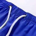 thumbnail image 5 of Men's Candy Color Board Shorts - Solid Color Lace-Up Beach Swim Trunks, Quick-Dry Nylon/Spandex Blend, 5 of 5