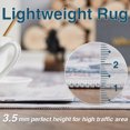 thumbnail image 3 of RUGKING Area Rug 3x5 Non-Slip Grey Entryway Rug Vintage Entry Door Rug Floral Foldable Indoor Rug for Hallway Living Room Bedroom Kitchen, 3 of 6