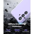 thumbnail image 4 of Samsung Galaxy S24 Plus Silicone Case, Slim Fit Premium Liquid Silicone Shockproof Phone Cover, Upgraded Camera Protection and Microfiber Lining 6.7inch, Light Purple, 4 of 12