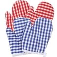 thumbnail image 1 of 4 manoplas resistentes al calor para horno, guantes decorativos para hornear y parrilla., 1 of 6