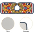 thumbnail image 5 of SKYSONIC Faucet Absorbent Mat 4 Pcs Colorful Ethnic Ornamental Mandala Kitchen Faucet Splash Catcher Washable Counter Drying Pads Behind Faucet for Kitchen Bathroom, 5 of 7