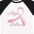 thumbnail image 4 of Inktastic Hope Believe Breast Cancer Ribbon Boys or Girls Toddler T-Shirt, 4 of 5