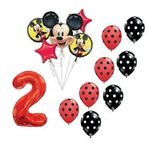 Mickey Mouse 2nd Birthday Party Balloon 14 Piece Set