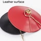 thumbnail image 4 of Nipple Pasties Covers PU Leather Reusable Adhesive Breast Stickers with Metal Chain Bras Petal for Women Body Jewelry Red, 4 of 4