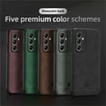 thumbnail image 7 of ELEHOLD Leather Case for Samsung Galaxy A13 4G,Slim Thin Lightweight Case All-Inclusive Camera Lens Protection Work with Magnetic Car Mount Holder Full Body Shockproof Anti-Scratch Case,Darkgreen, 7 of 7