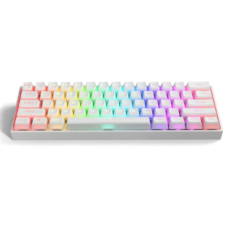 60% Wired Mechanical Keyboard, Hot Swappable RGB Gaming Keyboard
