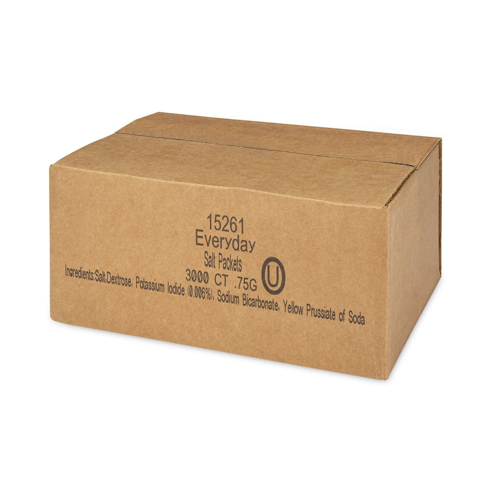 0.75 g Iodized Salt Packets (3000/Carton)