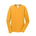 thumbnail image 5 of Port & Company Long Sleeve Performance Blend Tee-XL (Gold), 5 of 6
