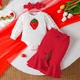 thumbnail image 2 of HCNTES Baby Girl Clothes Winter 3 6 9 12 18 Months Baby Girl Clothes Long Sleeve Romper Set Floral Outfits Baby Clothes Girl, 2 of 8