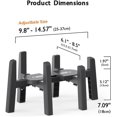 thumbnail image 3 of Dog Water Dispenser Holder, Width Adjustable Elevated Stand for Pet Feeders, Suitable for Medium Pets, 3 of 11