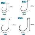 thumbnail image 2 of OROOTL Saltwater Circle Fishing Hooks Kit Offset Octopus Fish Hooks with Power Clips Assortment High Carbon Steel Catfish Hooks Fishing Gears for Freshwater Saltwater, 2 of 6