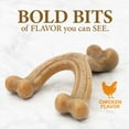 thumbnail image 2 of Nylabone Gourmet Style Strong Chew Wishbone Dog Chew Toy Chicken Large/Giant - Up to 50 lbs. (1 Count), 2 of 12