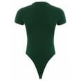 MSemis Men’s One Piece Leotard Thong Short Sleeve Shirt Bodysuits