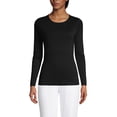 thumbnail image 3 of Lands' End Women's Petite Cotton Rib T-shirt, 3 of 3
