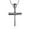 Small Silver, variant on HZMAN Athletes Cross Necklace by Pendant Sports Stainless Steel Baseball and Baseball Bat Cross Necklace (Gold - PH 4:13)