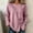 Black, Navy, Blue, Pink, White, Red, Khaki, and Green, variant on SuTry Women's Button Down Blouse Crew Neck Long Sleeve Asymmetric Button Placket Tie Front Pleated Yoke Relaxed Loose Fit Casual Summer Vacation Everyday Wear