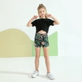 thumbnail image 5 of 6-14T SILVERCELL Girls Clothing Sets Short Sleeve Twist Front Tops & Sweatpants Outfits Sportwear Sweatsuits Tracksuits, 5 of 8
