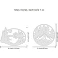 thumbnail image 2 of 2pcs Mountain Forest and Lake Cutting Dies Round Shape Cutting Dies Stencils for DIY Scrapbooking Christmas Birthday Cards Making Album Envelope Decoration, 2 of 6