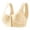 Complexion, variant on Voska Post Surgery Compression Bras For Women With Mesh | front closure adjustable strap wirefree breast enhancement posture bra for under clothes or alone as top at work gym all day Beige 32