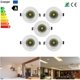 thumbnail image 2 of Mini 5W Led Cob Luz De Techo Foco Empotrable Regulable Downlight Blanco Cálido Ac 200-245V matsuzay HA025379-00, 2 of 7