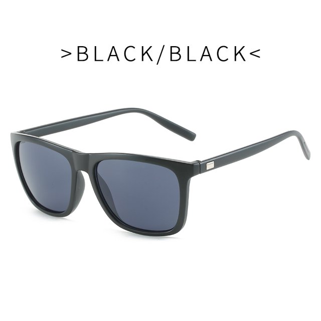 Gafas de sol polarizadas con espejo cuadrado para hombre, lentes azules clásicas para deportes al aire libre, conducción, verano, UV400, 2024