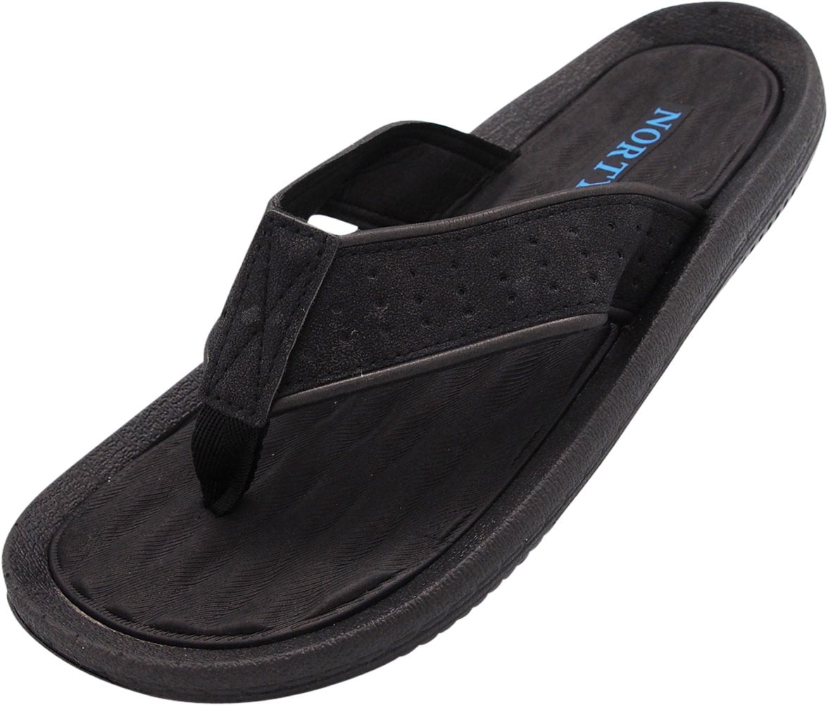 NORTY NORTY Mens Ultra Soft EVA Foam Flip Flop Thong Beach, Pool