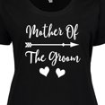 thumbnail image 4 of Inktastic Mother of the Groom Wedding Bridal Party Women's Plus Size T-Shirt, 4 of 5