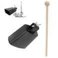 thumbnail image 4 of Metal Hand Percussion Cowbell, Unique Multipurpose Easy To Install Beautiful Metal Cow Bell Noise Maker  For Drum Set 4 Inch / 10.2cm,5 Inch / 12.7cm, 4 of 8