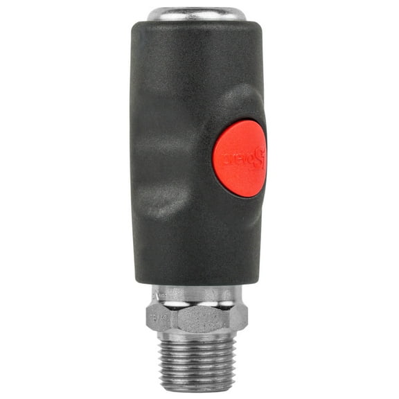 3/8" NPT Push Button Automotive Style Coupler Truflate Prevost USI061252 PrevoS1
