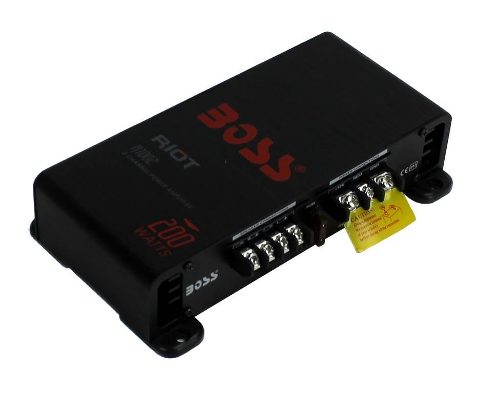 NEW BOSS R1002 200W 2-Channel RIOT Car Audio High Power Amplifier Amp 200 Watts