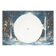 thumbnail image 2 of Ryvnso Placemats Set of 4 Horse in Winter Dining Mats Heat-Resistant Non-Slip Washable Table Mat, 2 of 8