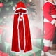 thumbnail image 3 of Capa de disfraz de Navidad para Halloween, disfraz suave, capa roja para cosplay, accesorios de fiesta 90cm, 3 of 9