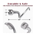 thumbnail image 2 of Spiral Dough Hook for 4.5-5 Quart Tilt-Head Stand Mixer, Dough Hook Replacement for Attachment, 2 of 5